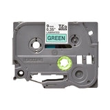 Brother TZE-721 nastro per etichettatrice Nero su verde