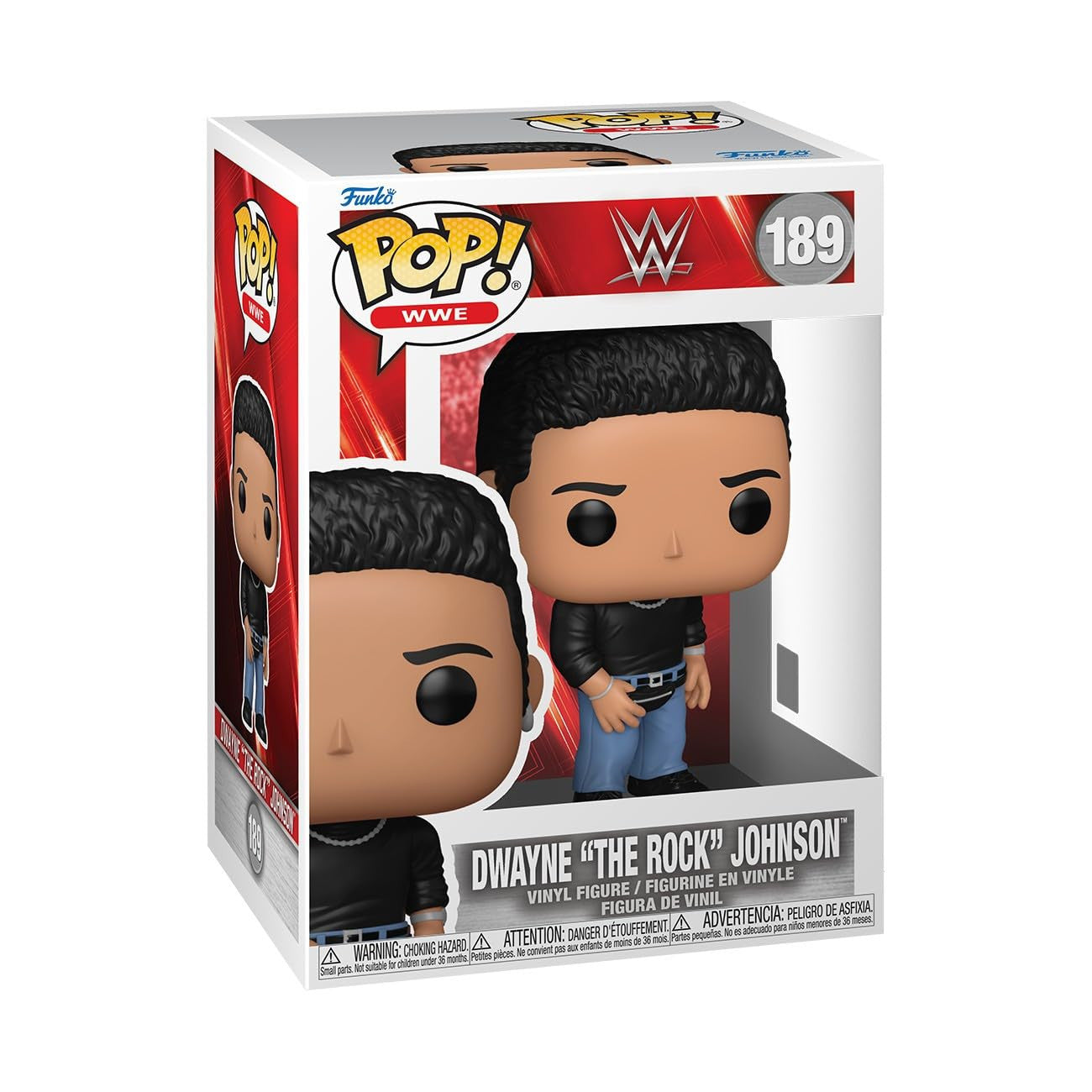 Funko Pop WWE Dwayne "The Rock" Johnson Con Marsupio - Figura In Vinile Da Collezione 9 Cm