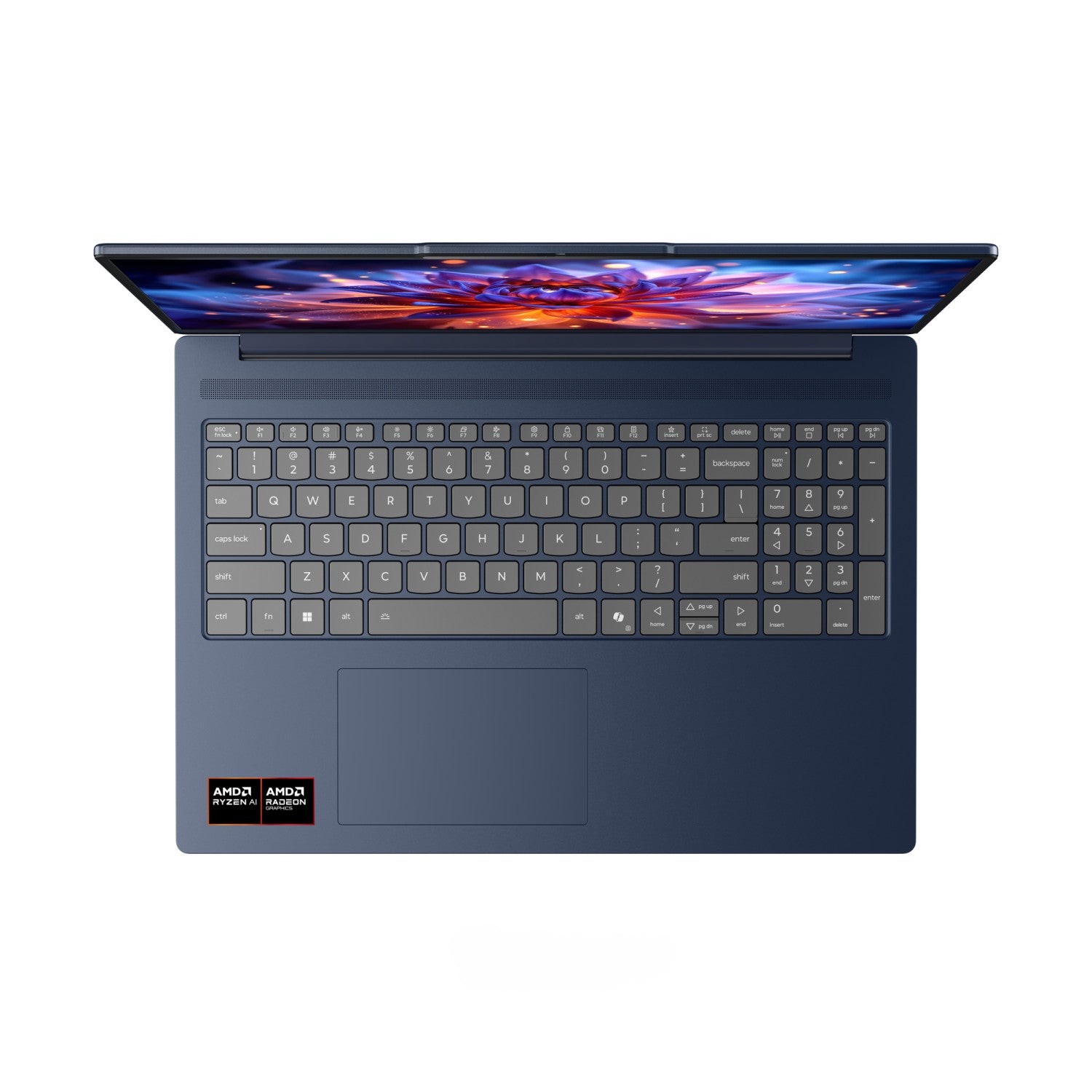Lenovo IdeaPad Notebook Slim 5 Display 16.0'' WUXGA (1920x1200) Processore AMD RYZEN AI 7 445 Memoria RAM 16GB Memoria SSD 512GB Scheda grafica Integrata Sistema Operativo Windows 11 Home COSMIC_BLUE Caricatore NON incluso