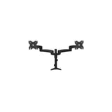 StarTech.com ARMDUAL supporto da tavolo per Tv a schermo piatto 61 cm (24") Nero Scrivania
