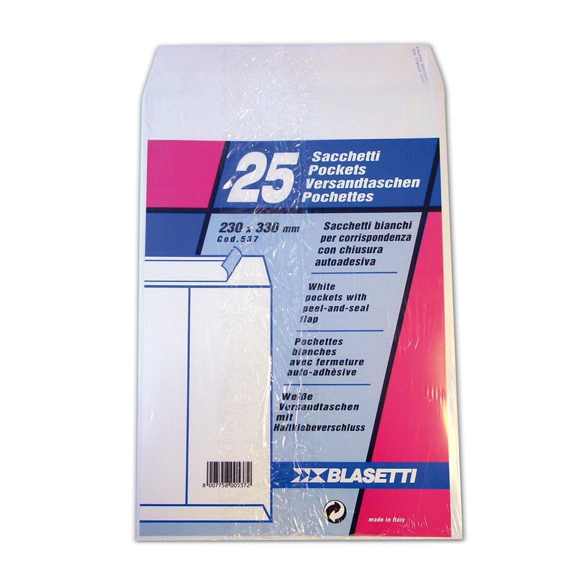 Blasetti 0537 busta Bianco 25 pz