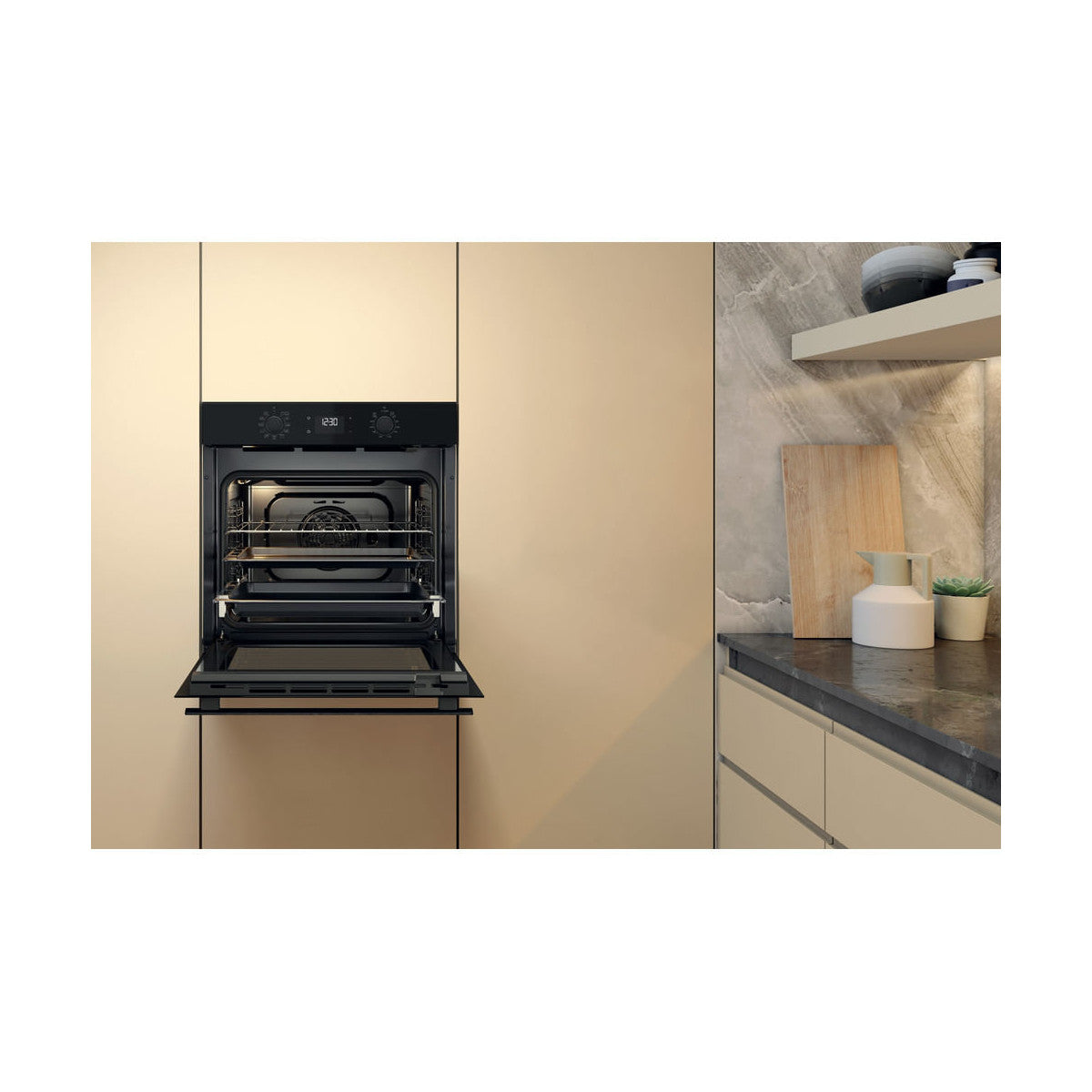 Whirlpool OMR58HU1B Forno Multifunzione Inox 12 Funzioni Cook3 classe A 71Lt