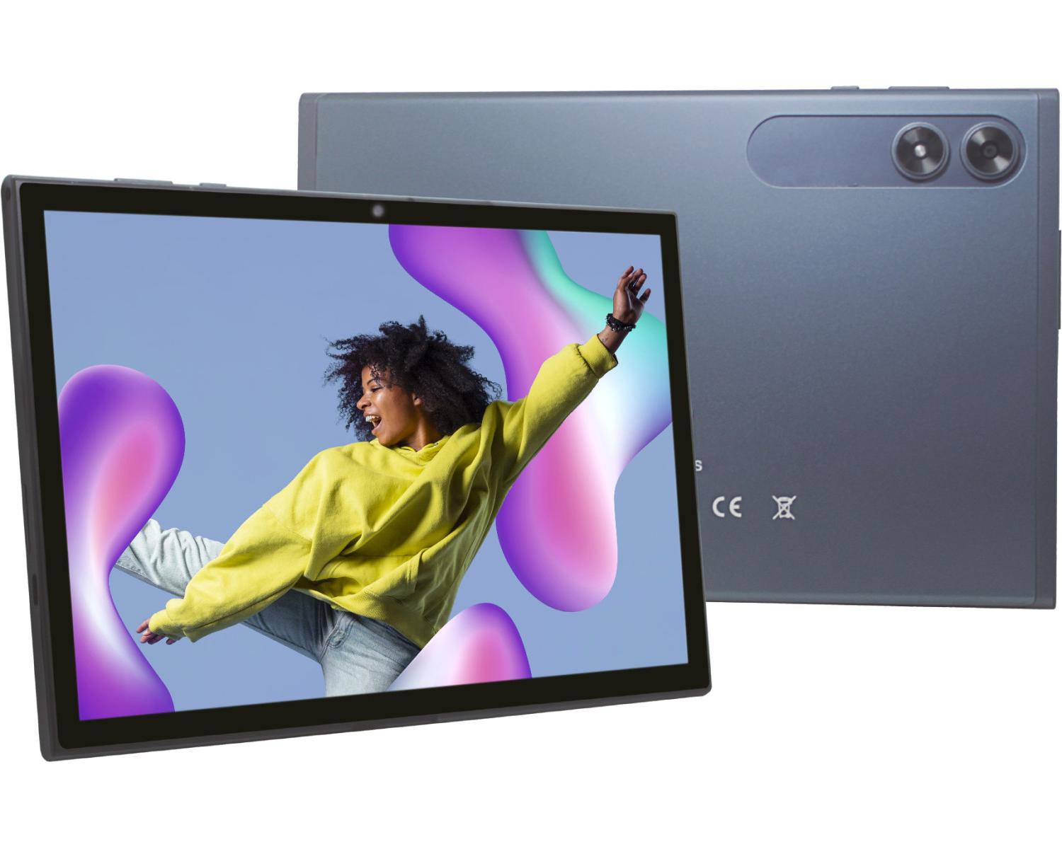 New Majestic 114720 CB tablet Allwinner 128 GB 25,6 cm 10.1 pollici 4 GB Wi-Fi 6 802.11ax Android 14 Nero, Blu