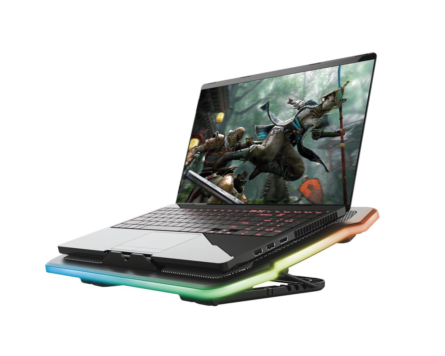 Trust GXT 1126 Aura base di raffreddamento per laptop 43,2 cm (17") 700 Giri/min Nero