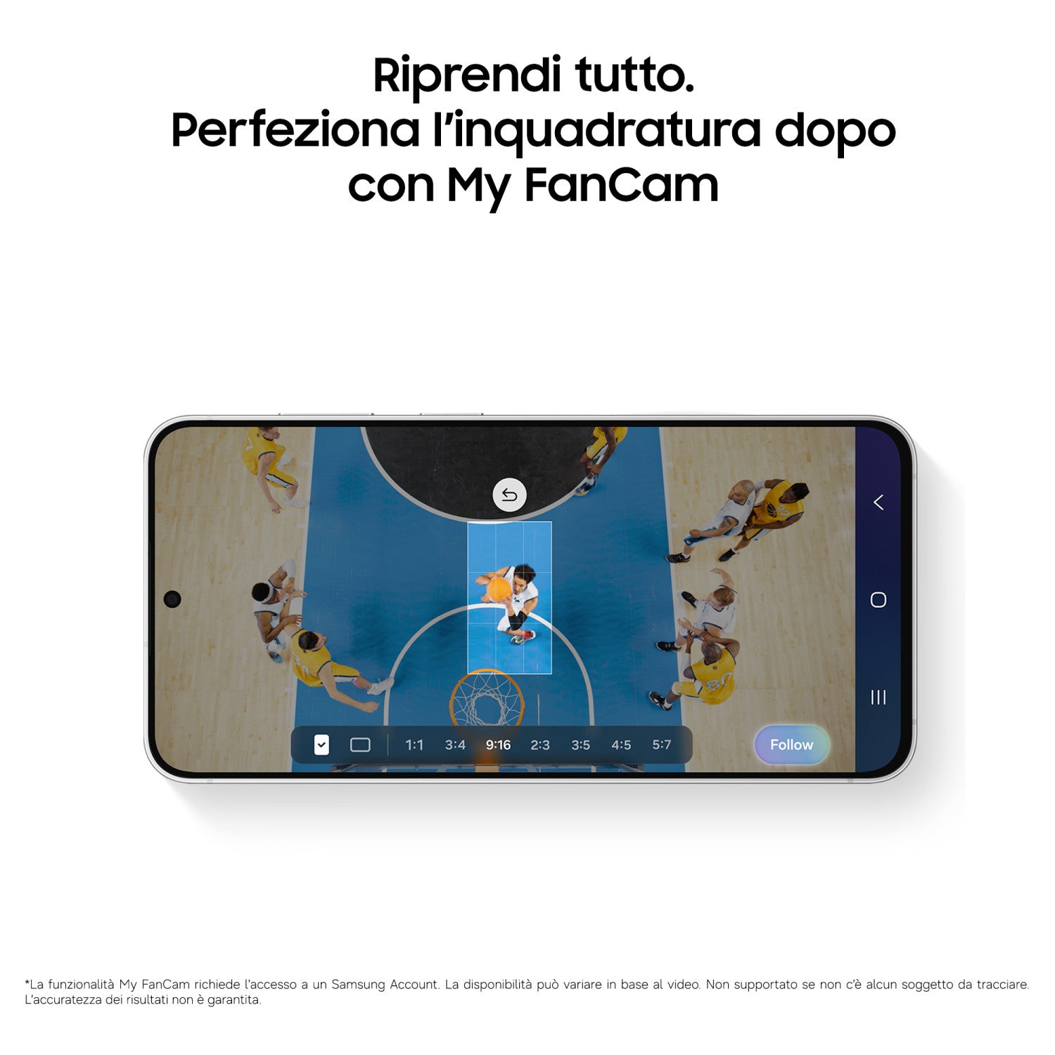 Samsung Galaxy S26 FE, 256GB, Pistachio, AI, Camera 50MP, Assistente Foto, My FanCam, Video con Blocco Orizzontale, Batteria 4900 mAh, RAM 8GB