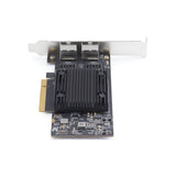 StarTech.com Scheda di rete PCIe Ethernet 10Gb a 2 porte, chipset Broadcom BCM57416, doppia RJ45 10GBase-T/Gigabit