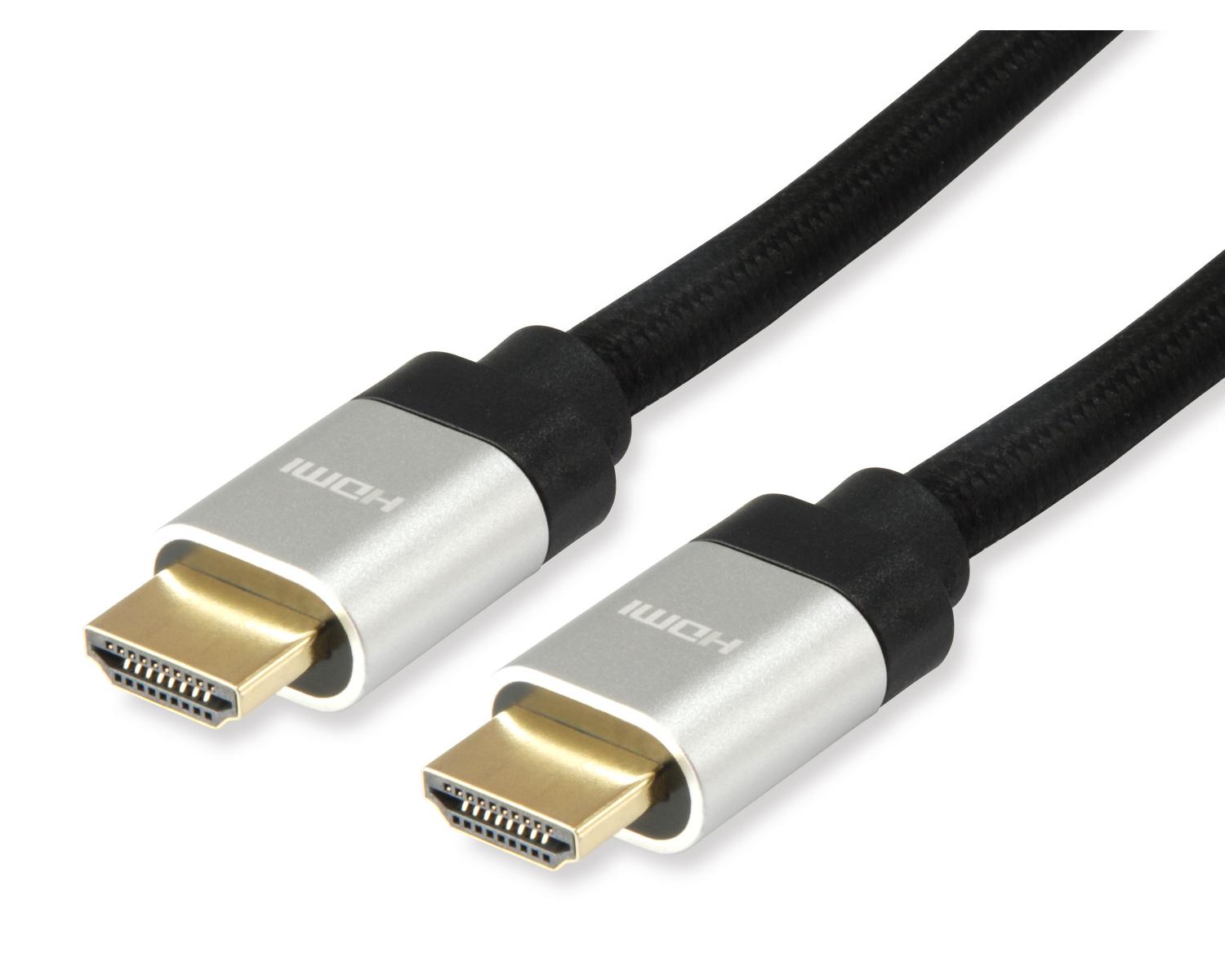 Equip 119383 cavo HDMI 5 m HDMI tipo A (Standard) Nero, Argento