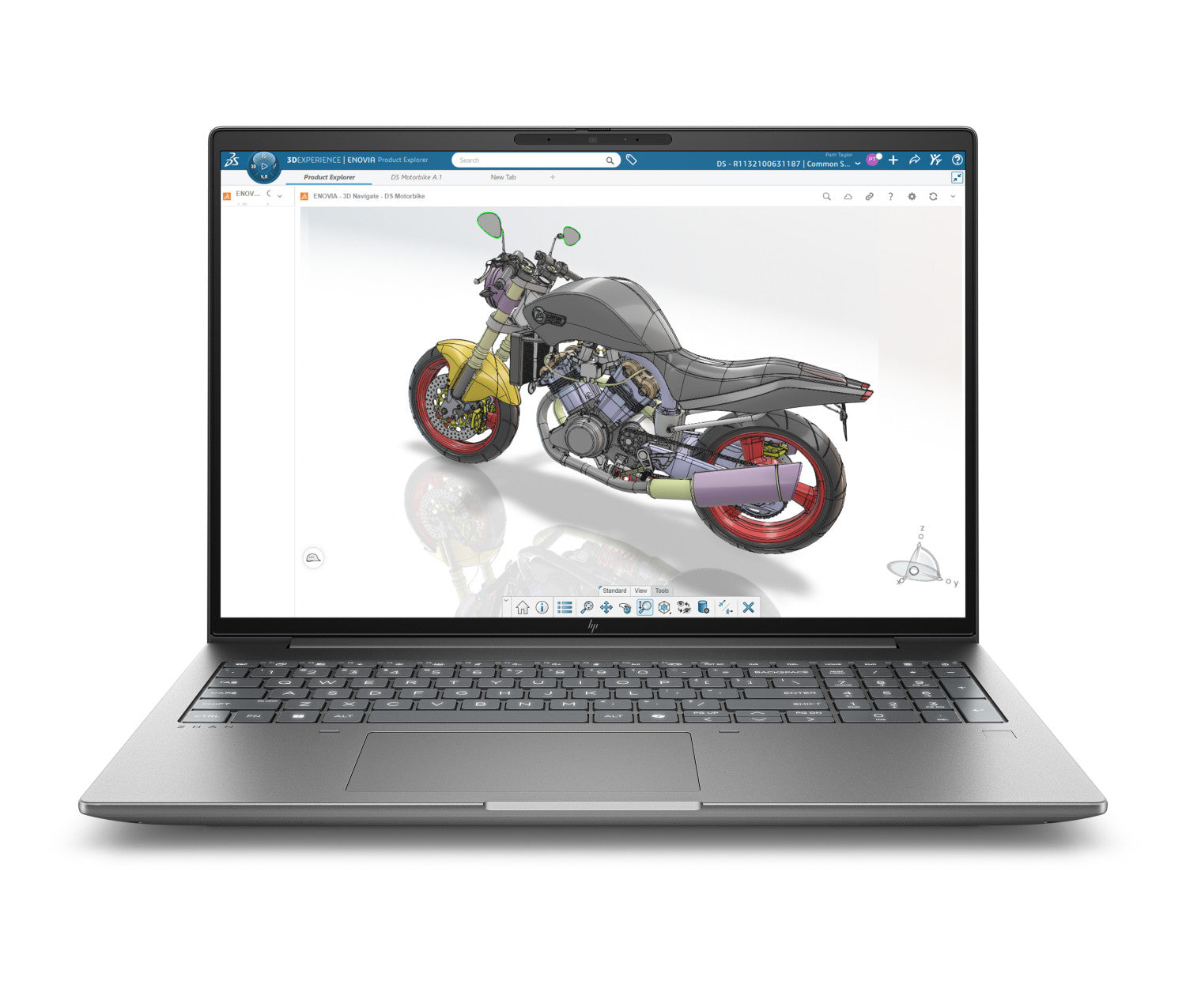 HP DK1K8ET laptop Copilot PC Intel Core Ultra 9 386H 40,6 cm (16pollici) WUXGA 32 GB DDR5-SDRAM 1 TB SSD Wi-Fi 7 (802.11be) Windows 11 Pro AI Workstation, AI PC Argento
