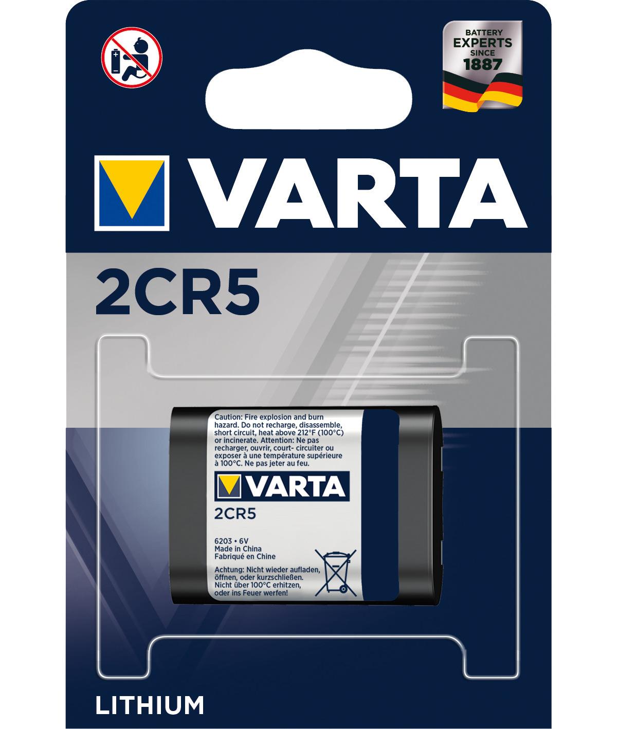 Varta 2CR5 Batteria monouso 6V Litio