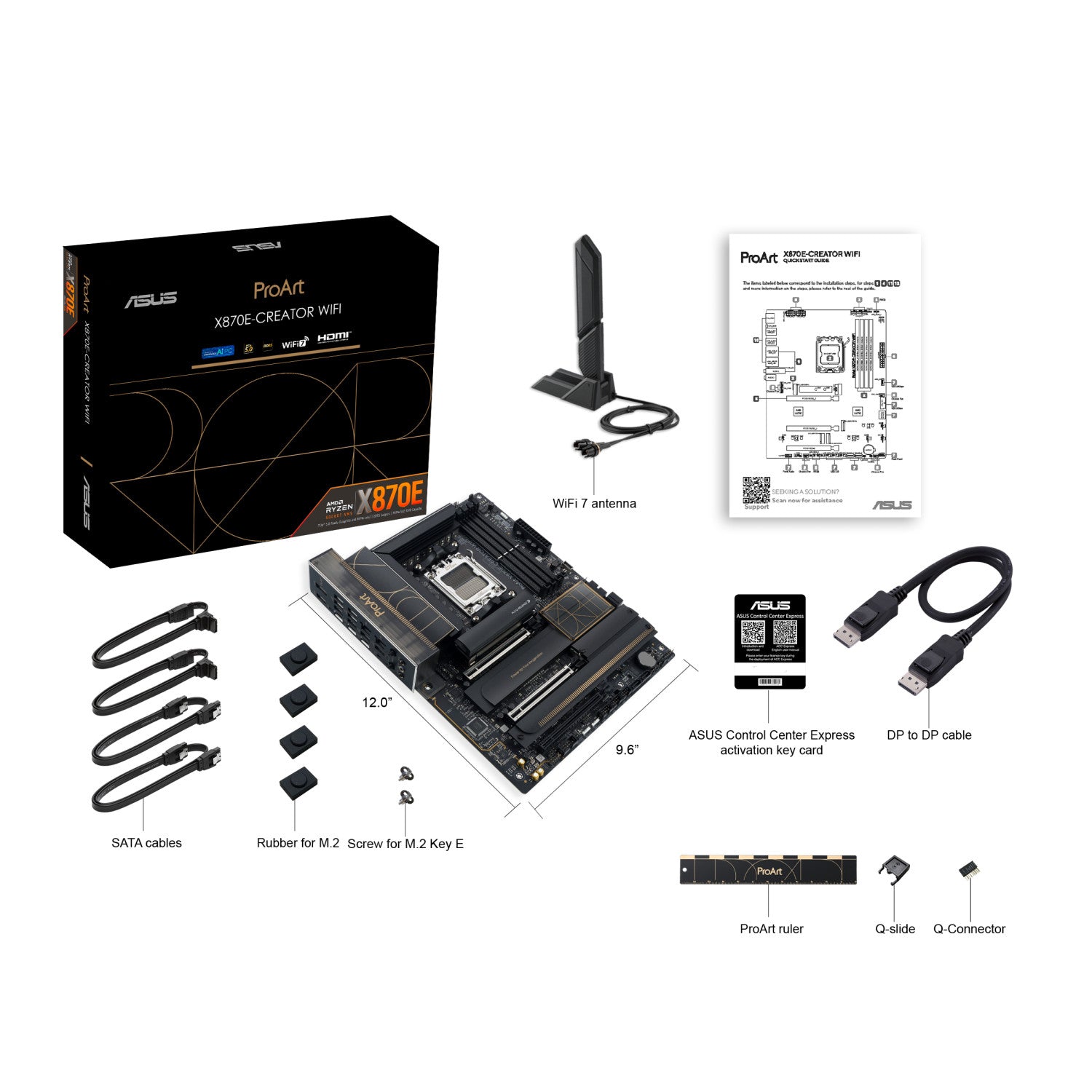 ASUS ProArt X870E-CREATOR WIFI AMD X870E Presa di corrente AM5 ATX