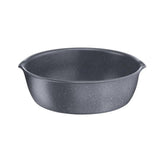 Lagostina Ingenio Mineralis Green Padella Multiuso Ø 26 cm, Padella in Alluminio 100 Riciclato, per Gas, Forno e Induzione, con Indicatore di Cottura, Utilizzabile con Manico Amovibile