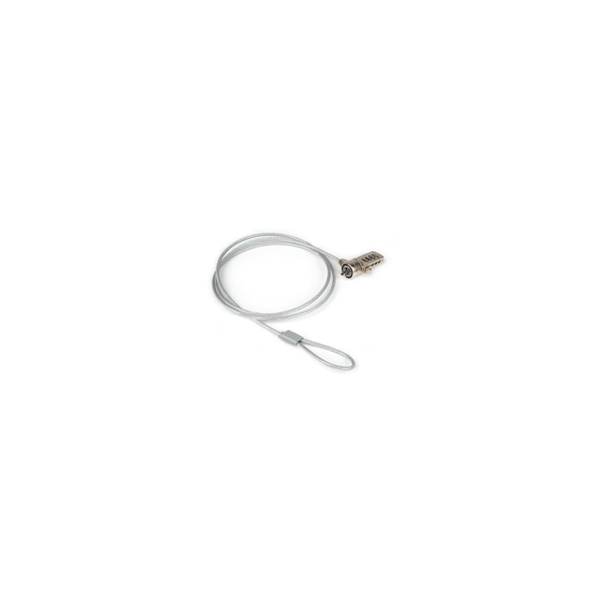 Hamlet XNBLOCK15N cavo di sicurezza Metallico, Bianco 1,5 m