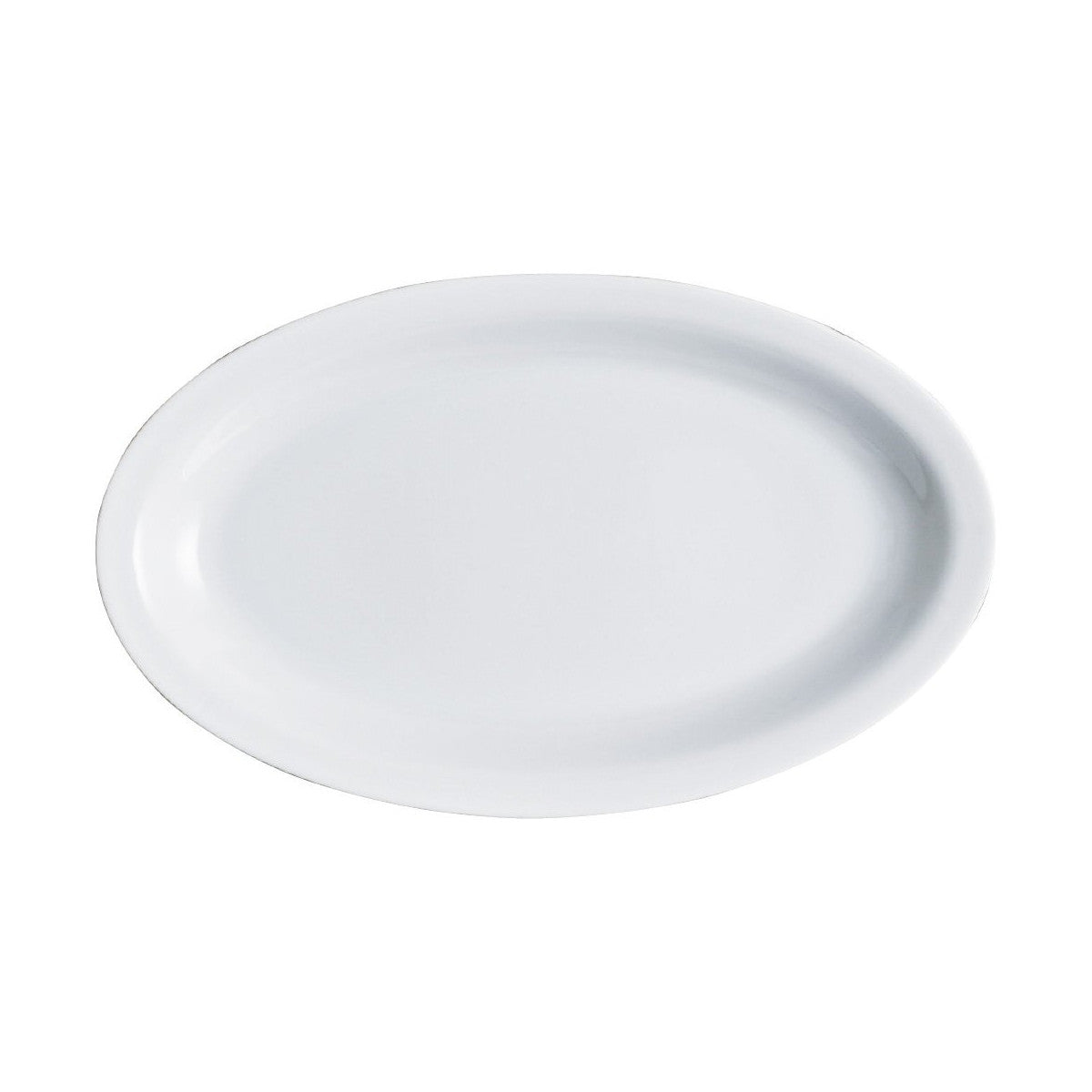 Saturnia Piatto Ovale Roma Bianco 32 cm