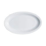 Saturnia Piatto Ovale Roma Bianco 32 cm