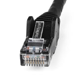 StarTech.com Cavo Ethernet CAT6 da 7 m - LSZH (Low Smoke Zero Halogen) - 10 Gigabit 650MHz 100W PoE RJ45 - Cavo di rete Lan UTP - Cavo patch categoria 6 antigroviglio - CAT 6, Certificazione ETL, 24AWG - Nero