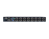 LevelOne KVM-3216 switch per keyboard-video-mouse (kvm) Montaggio rack Nero