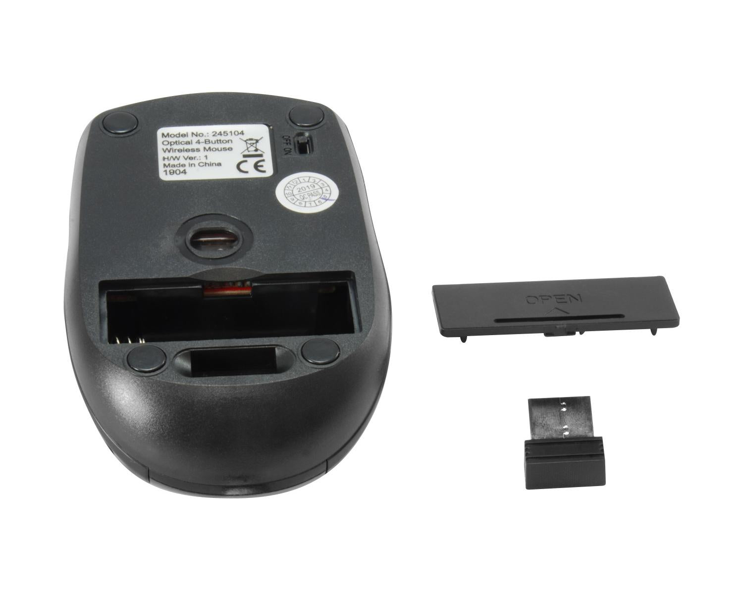 Equip 245104 mouse Ambidestro RF Wireless Ottico 1600 DPI