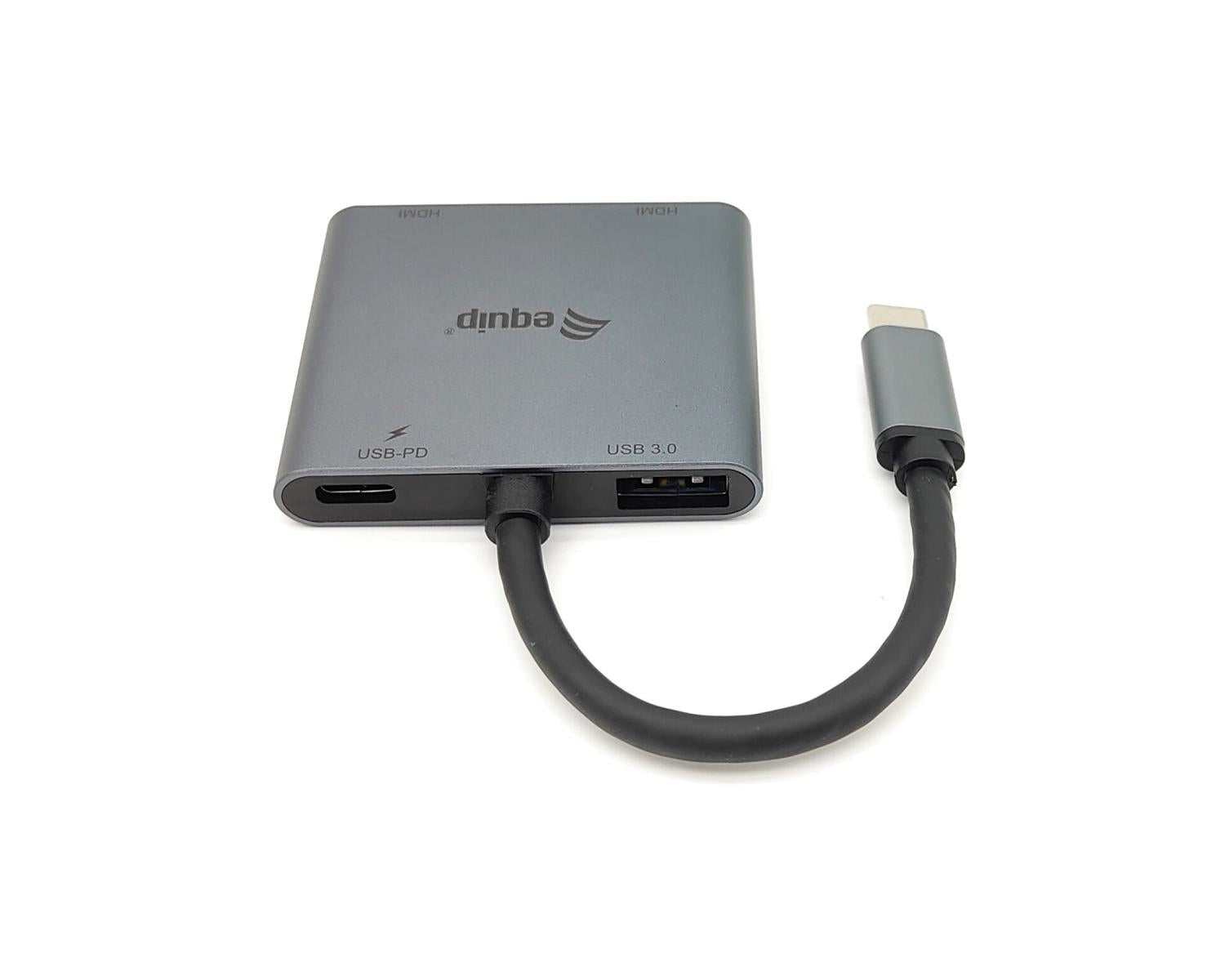 Equip 133484 replicatore di porte e docking station per laptop USB 3.2 Gen 1 (3.1 Gen 1) Type-C Argento