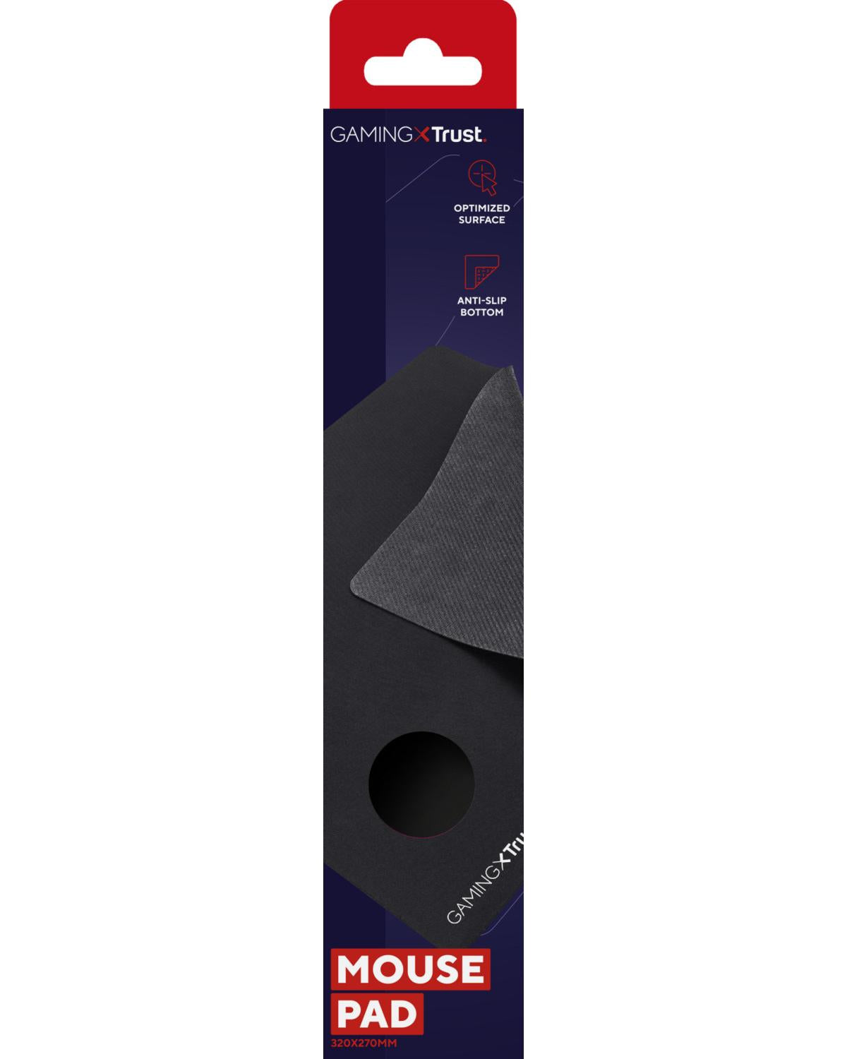 Trust GXT 754 Tappetino per Mouse Mousepad L Nero