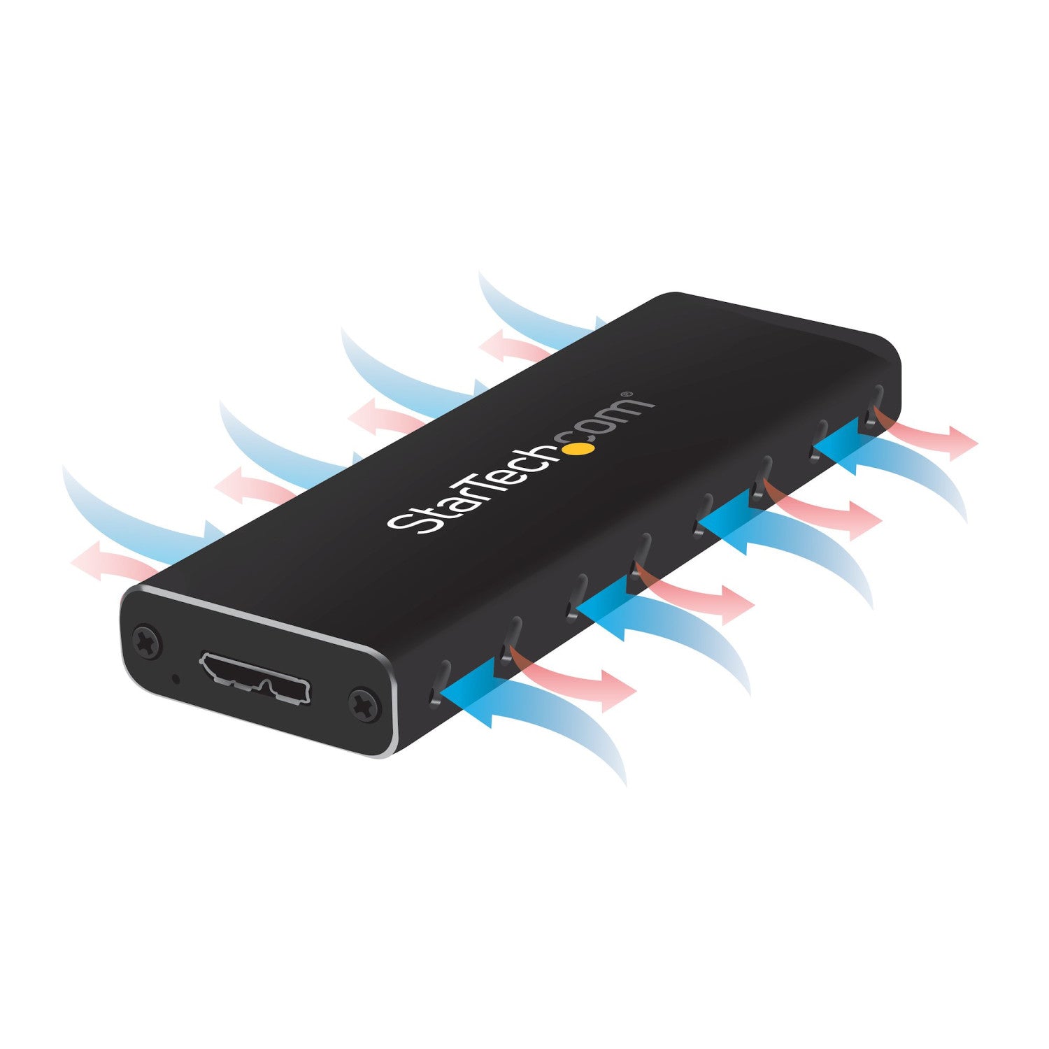 StarTech.com SM2NGFFMBU33 contenitore di unità di archiviazione Box esterno SSD Nero