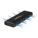 StarTech.com SM2NGFFMBU33 contenitore di unità di archiviazione Box esterno SSD Nero