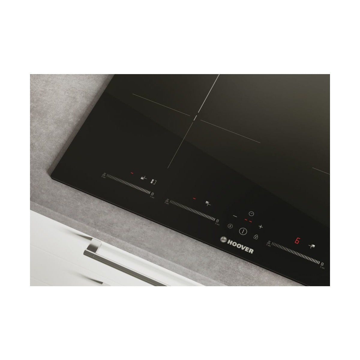 Hoover H-HOB 500 INDUCTION HTPS64MCTT/1 Nero Da incasso 60 cm Piano cottura a induzione 4 Fornello(i)