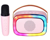 Trevi XR 8A01 MINIPARTY Altoparlante Karaoke Bluetooth Rosa