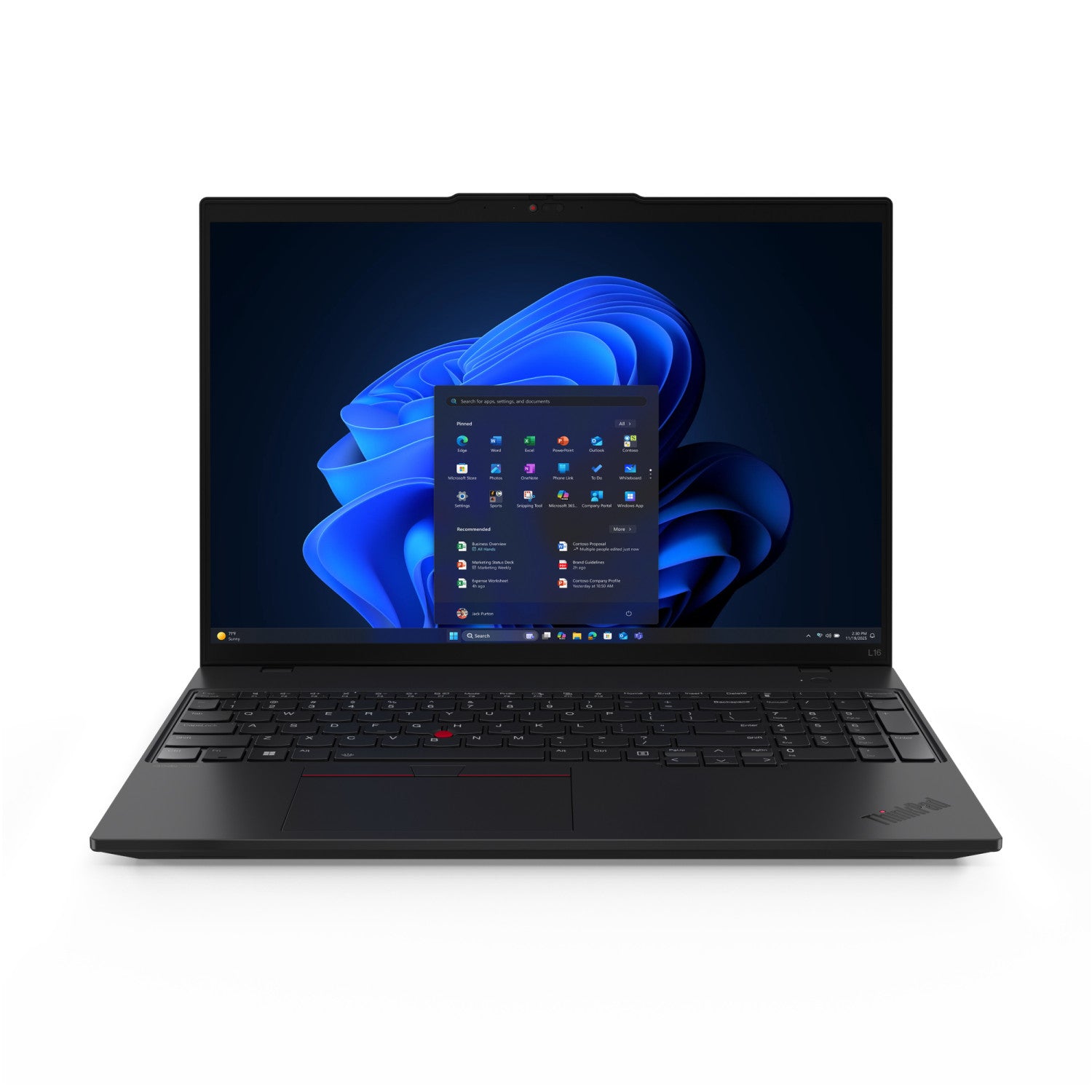 Lenovo ThinkPad L16 Gen 2 (Intel) Intel Core Ultra 5 225U Computer portatile 40,6 cm (16 pollici) WUXGA 16 GB DDR5-SDRAM 512 GB SSD Wi-Fi 6E (802.11ax) Windows 11 Pro Italiano Nero