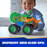 PAW Patrol Rescue Wheels, camion per la raccolta differenziata di Rocky, veicolo giocattolo con lanciamissili e action figure collezionabile, giocattoli per bambini e bambine da 3 anni in su