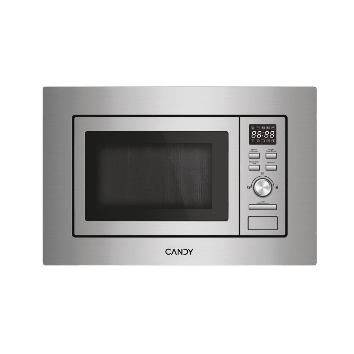 Candy CA20FMW7NG Da incasso Microonde con grill 20 L 800 W Acciaio inox
