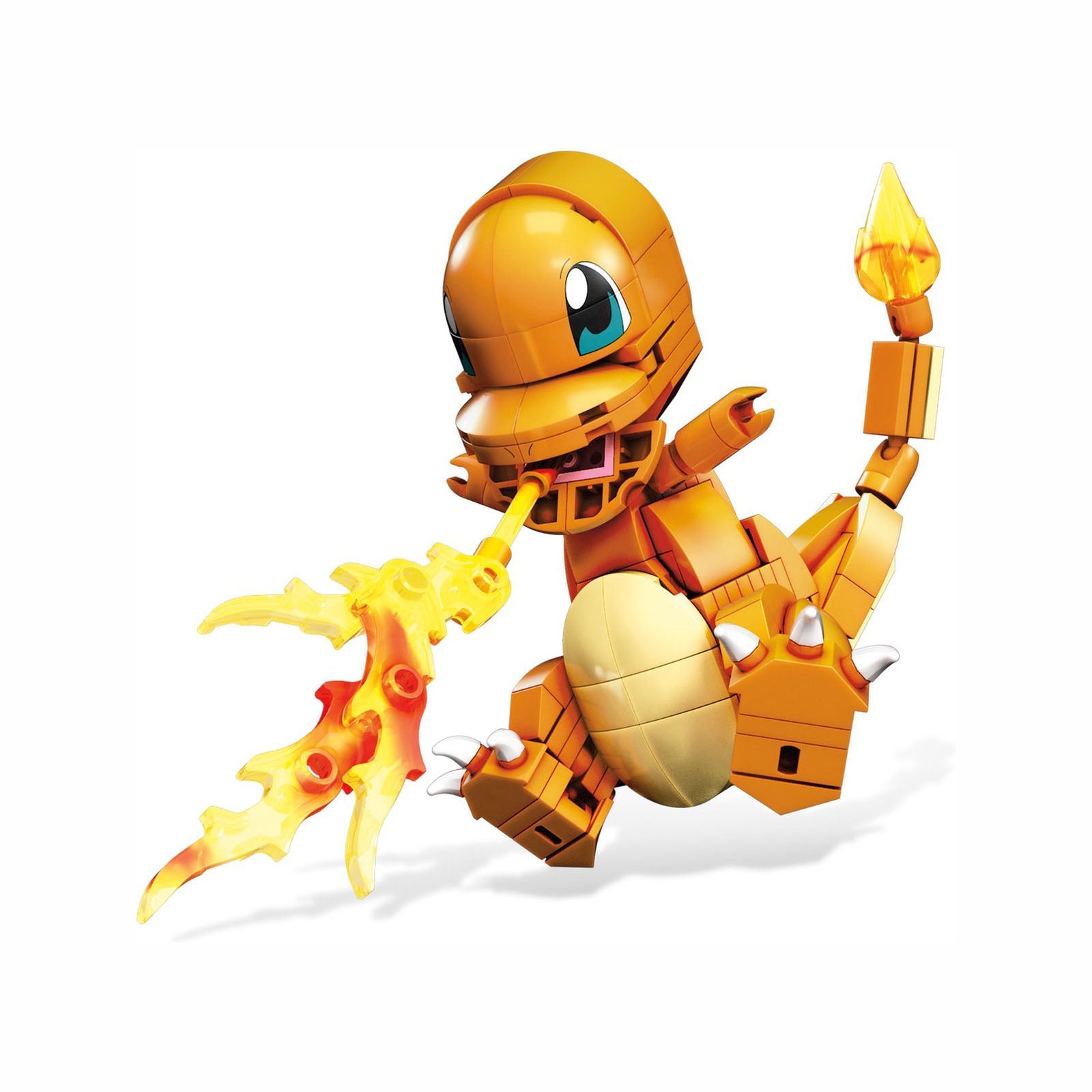 Mattel Mega Construx GKY96 Gioco di Costruzione Pokemon Charmander Arancione