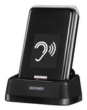 Brondi 10282060 cellulare 7,11 cm (2.8") 119 g Nero, Argento Telefono per anziani