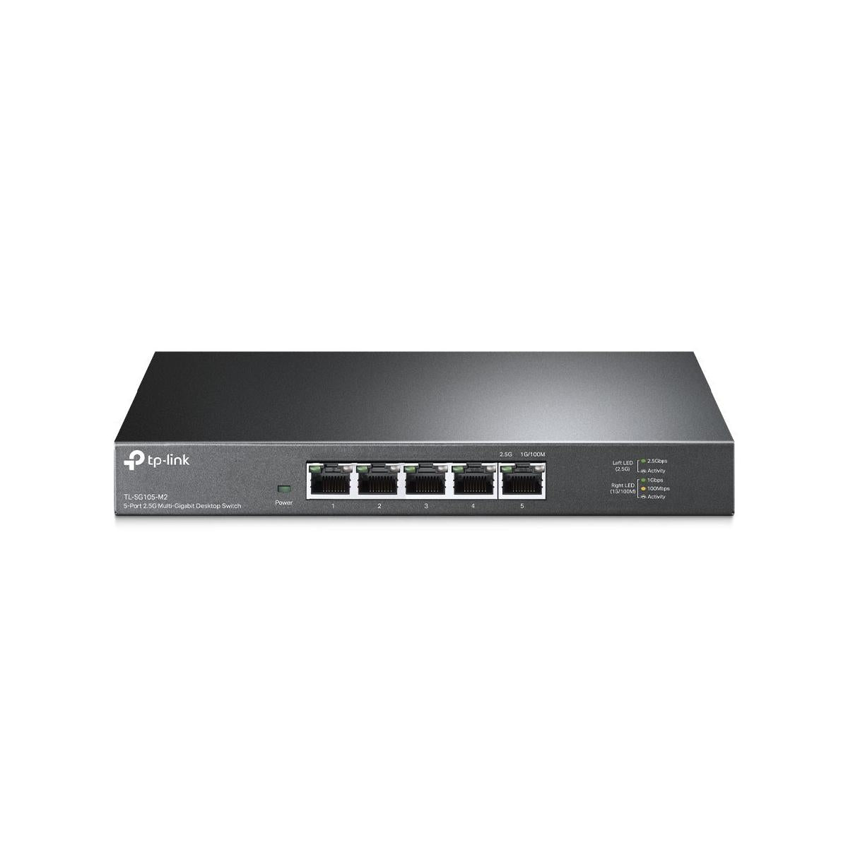 TP-Link TL-SG105-M2 switch di rete Non gestito 2.5G Ethernet (100/1000/2500) Nero