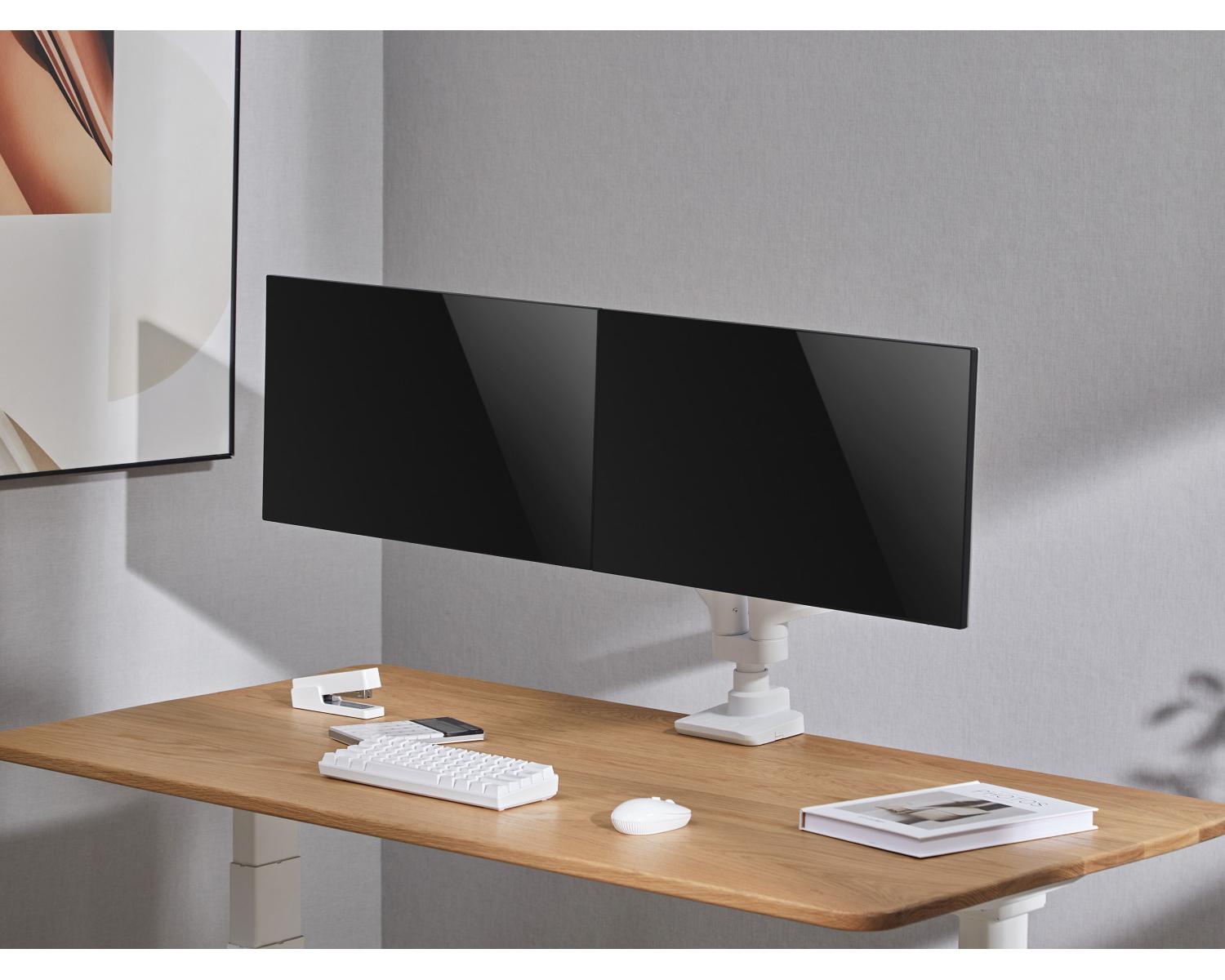 Equip 650183 supporto da tavolo per Tv a schermo piatto 88,9 cm (35") Bianco Scrivania