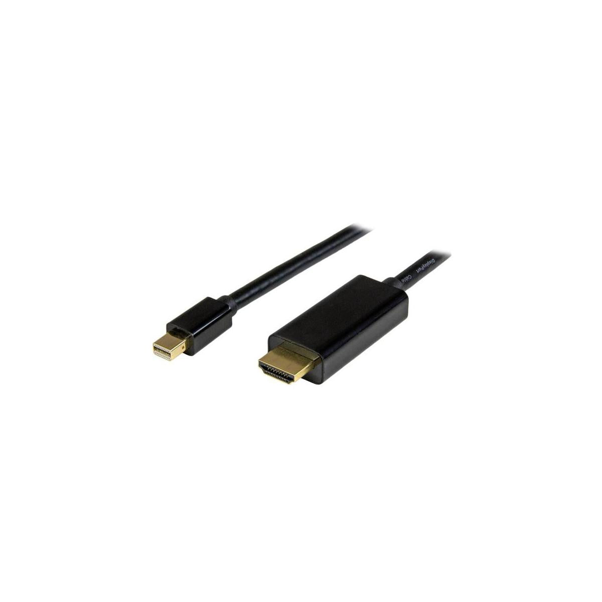 StarTech.com MDP2HDMM1MB cavo e adattatore video HDMI tipo A (Standard) Nero