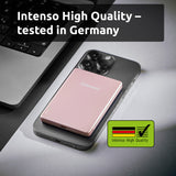 Intenso MW5000 Polimeri di litio (LiPo) 5000 mAh Carica wireless Rosa