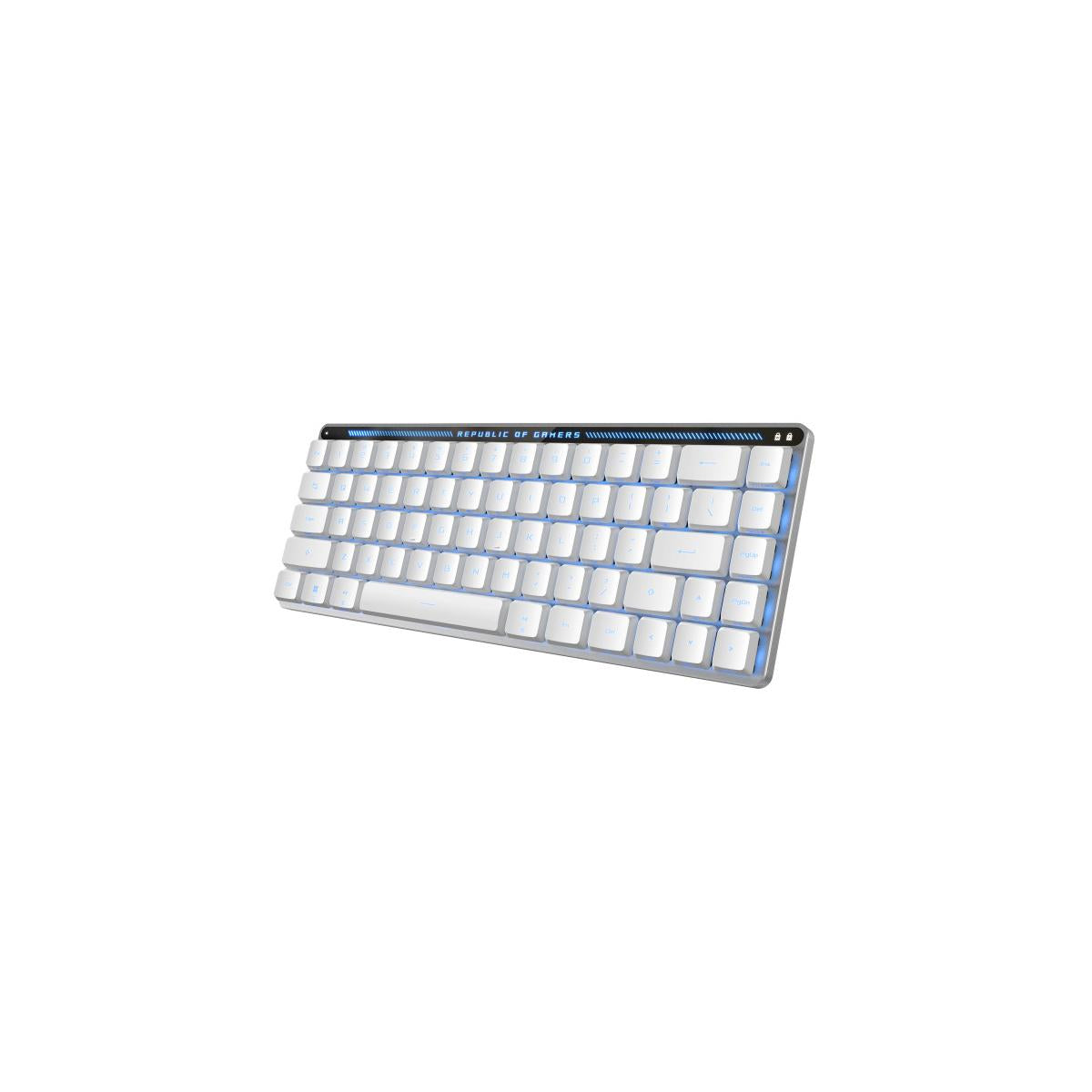 ASUS ROG Falchion RX Low Profile tastiera Mouse incluso Giocare USB RF Wireless Bluetooth Bianco