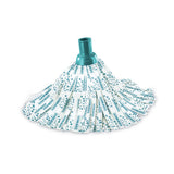 Testina Sostitutiva Lavapavimenti Leifheit LFH52068 Classic Mop Viscose Bianco Turchese