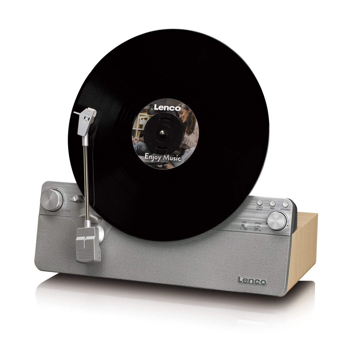 Lenco LSA-071SI Giradischi con trasmissione a cinghia Grigio Manuale
