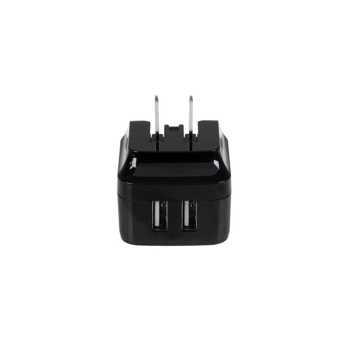 StarTech.com USB2PACBK Caricabatterie per dispositivi mobili Telefono cellulare, Smartphone, Tablet Nero AC Interno