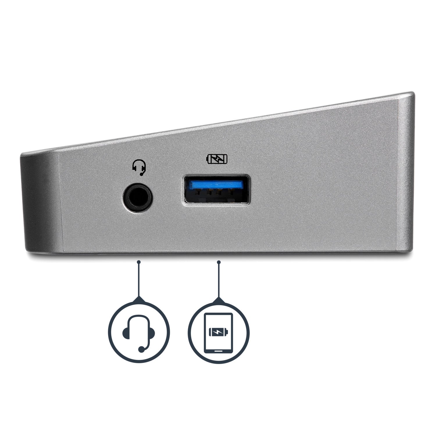 StarTech.com Docking station USB 3.0 a tre monitor - 1x HDMI - 2x DisplayPort - Dock portatile con Hub USB integrata a 5 porte e Gigabit Ethernet