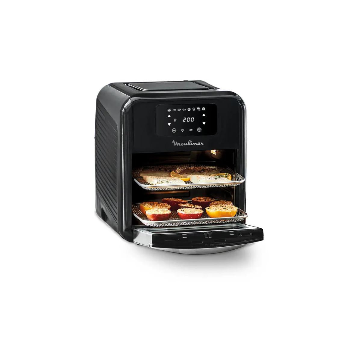 Friggitrice Aria Moulinex Oven e Grill 11L 2000 W Nero
