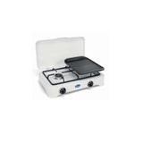 CFParker Bistecchiera Marietta RL in Alluminio Pressofuso Teflonato con Telaio per Fornello Smaltato