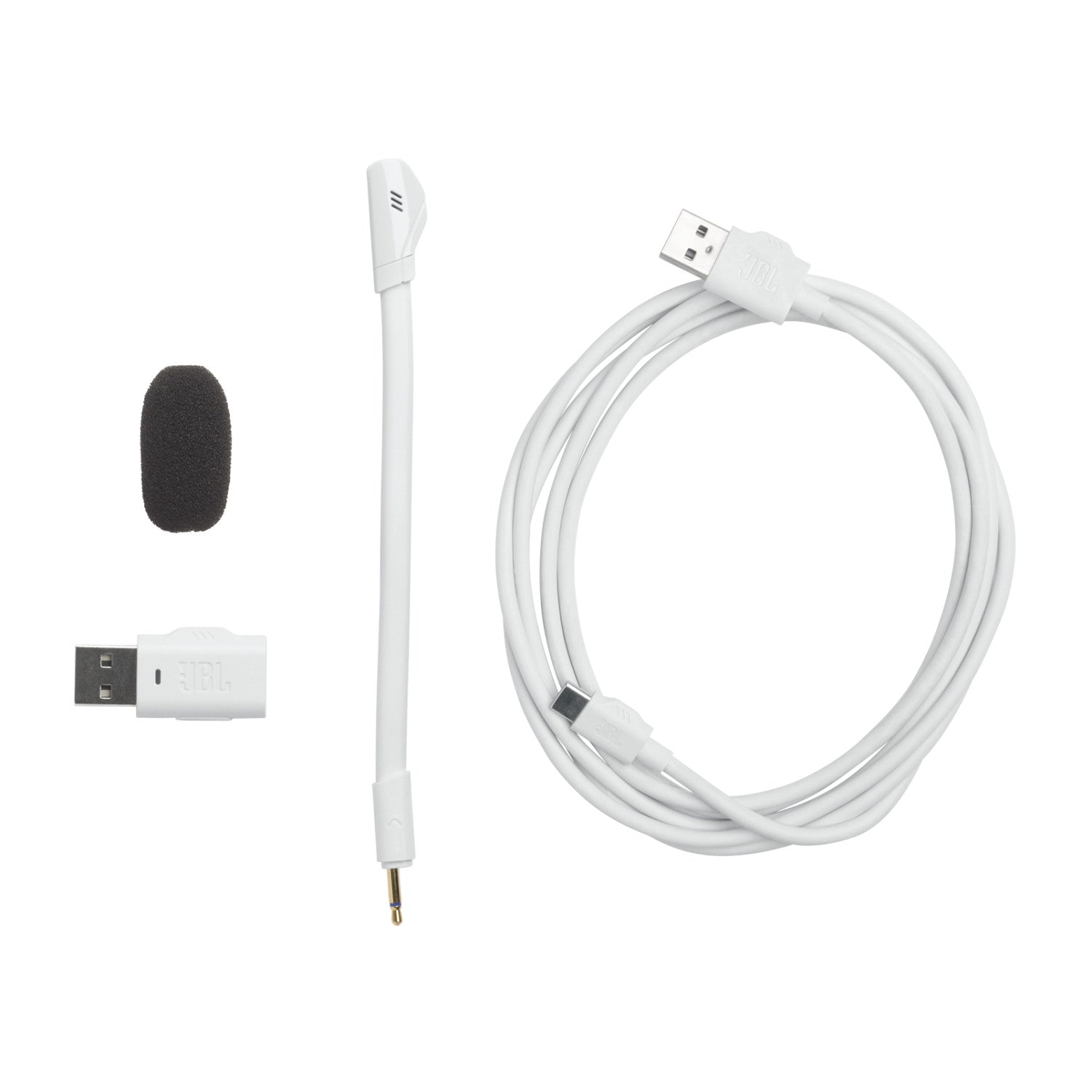 JBL Quantum 360P Auricolare Wireless A Padiglione Gaming USB tipo-C Bluetooth Blu, Bianco