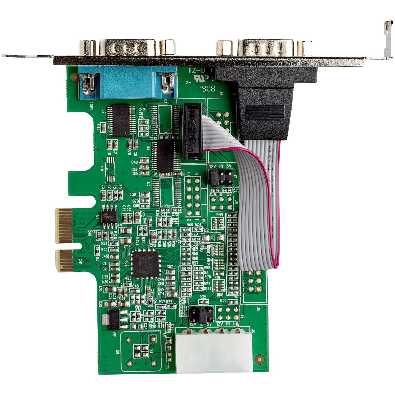 StarTech.com Scheda Seriale PCI Express con 2 Porte - Controller PCIe RS232 - 16950 UART - Scheda Seriale di Espansione DB9 a Profilo Basso - Compatibile Windows e Linux