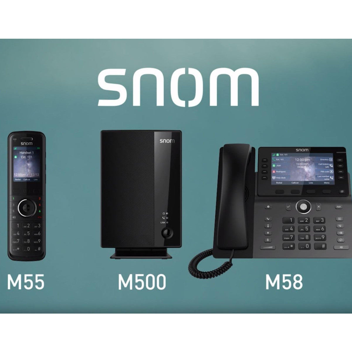 Snom M55 Telefono IP DECT Cordless