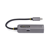 StarTech.com Adattatore Ethernet USB C, Convertitore di Rete NBASE-T 2.5/1GbE da USB Type-C 3.0 a RJ45, NIC PD 100W Pass-Through compatibile Thunderbolt, Win e Mac