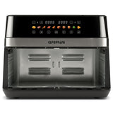 G3 Ferrari G10223 Friggitrice ad aria calda Doppia 12 L Indipendente 2200 W Nero, Acciaio inox