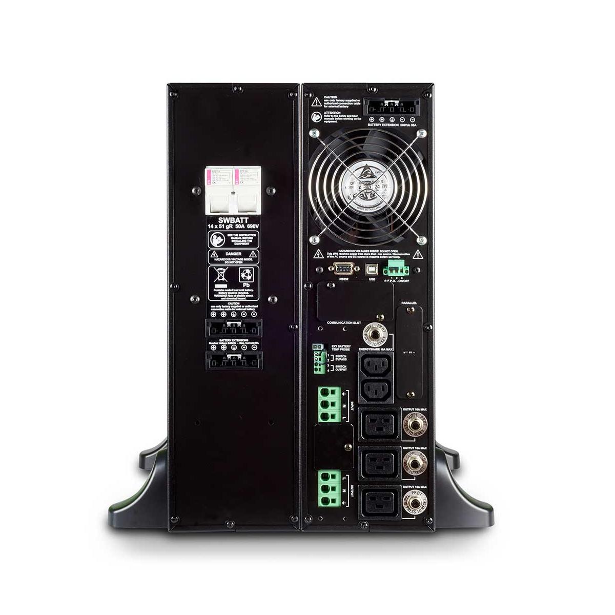 Gruppo di Continuita' UPS Riello SDU 8000 TM Doppia Conversione 8 kVA 8000 W 5 Prese AC