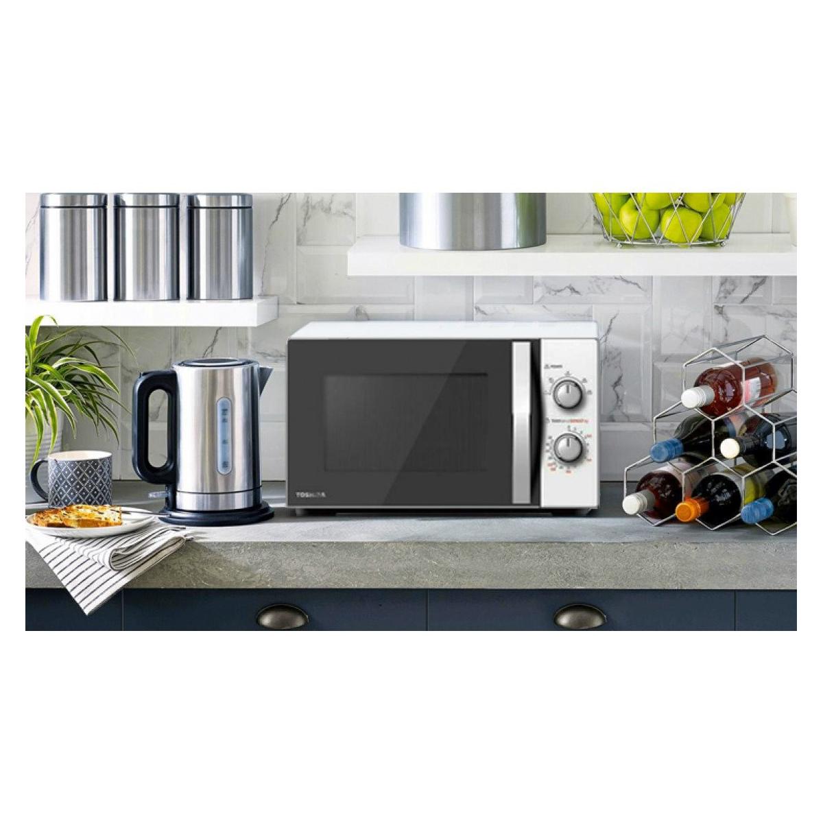 Toshiba MW-MG20P Forno Microonde Combinato 20 L 800 W Nero Bianco